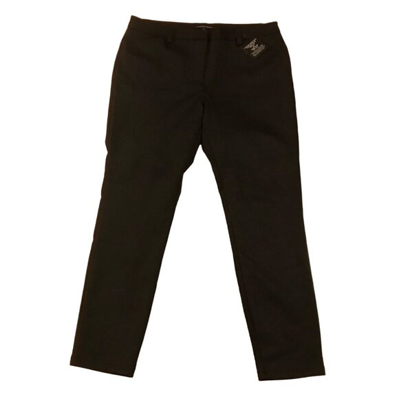 Andrew Marc Ponte Ankle Pants Soft Stretch 574907 Size 12 Womens Charcoal - Picture 4 of 12